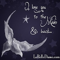 love you to the moon and back -quote