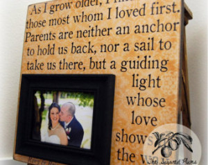 ... wedding personaliz ed picture frame 16x16 as i grow older wedding love
