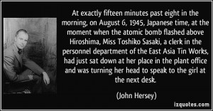 John Hersey: New Journalism