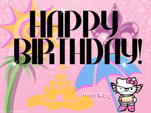 Happy Birthday Wishes For Friend Quotes Hello Kitty Pictures To