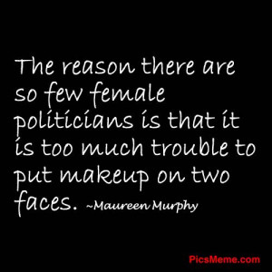 Trouble to put makeup on two faces