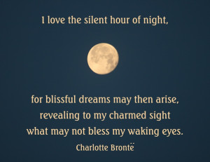 love it when a quote and my photos find each other! Moon on 7 May ...