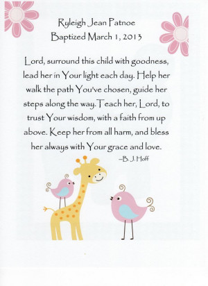 girl baptism baptism quotes christening gifts proverb 3125