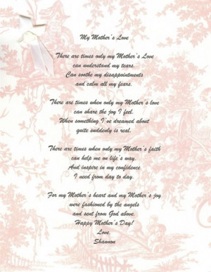 ... Mothers, Mothers Day Poem From, Poem Quotes Sayings, Cute Mothers Day