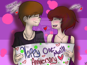 Happy One-Month Anniversary::. by Scoric