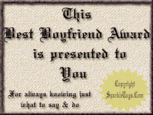 Best Boyfriend Award