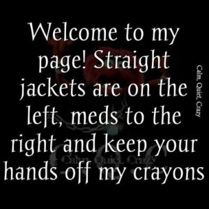 Welcome to my page . . . .