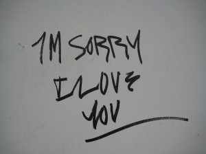 love you, love, quote, sorry, typography