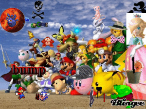 This Super Smash Bros Melee Picture Was Created Using The Blingee