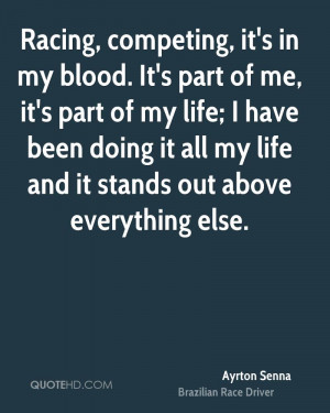 of my life i have been doing it all my life and it stands out above ...