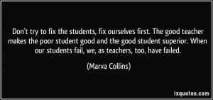 Teachers inspires, uplifts, encourages