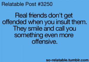 friends jokes friend joke insult offensive insults offended