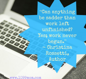 Great quote from Christina Rossetti #wahm