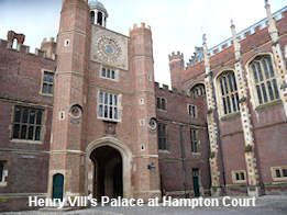 Henry VIII's Palace at Hampton Court.
