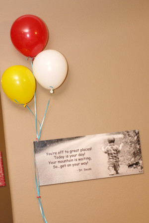 designed pictures in photoshop using Dr. Seuss quotes, and mounted ...