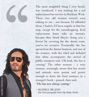 The wisdom of Russell Brand via Kelly Exeter