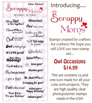 All Current Scrappy Moms Stamps Products