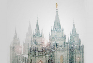 beautiful, castle, lds, mormon, salt lake city lds temple, snow