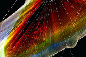 Produced by collaborators Janet Echelman and Aaron Koblin An aerial
