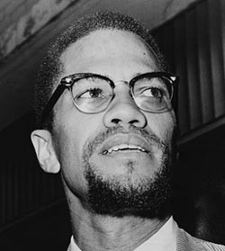 Malcolm X Wearing Glasses