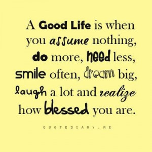 Blessed quotes about life blessed