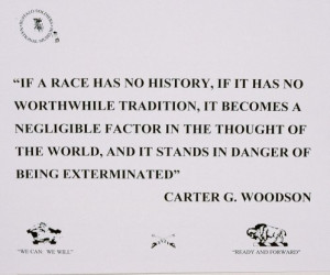 Letter carter woodson quotes