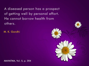 thought for the day health mahatma gandhi quotes on health
