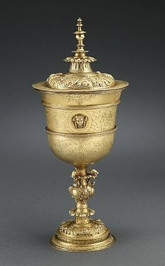 This Elizabethan styled chalice represents the death of queen Gertrude ...