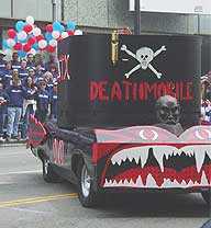 The Deathmobile was built from the wreckage of Kent Dorfman's brother ...