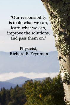 Physicist, Richard Feynman – Image of Great Smoky Mountains ...
