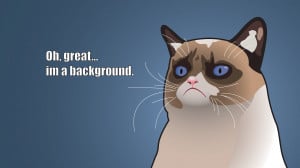 Grumpy Cat Cartoon new Wallpaper