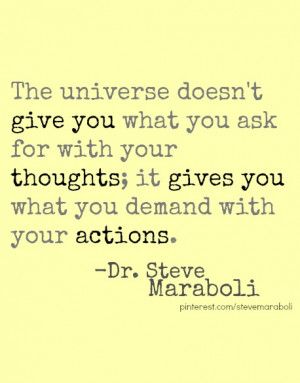 thoughts vs actions #quote