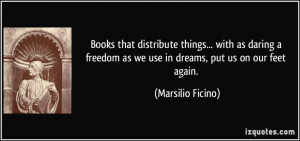 Books that distribute things... with as daring a freedom as we use in ...