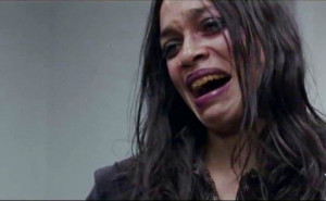 Rosario Dawson as Apple's needy, drug-addicted mother, dominates every ...