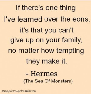 Sea of monsters quote Percy Jackson and the Olympians