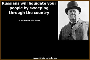 ... through the country - Winston Churchill Quotes - StatusMind.com
