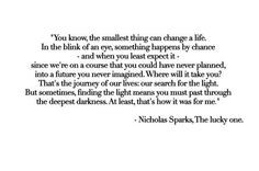 quote nicholas sparks the lucky one more quotes nicholas quotes worthy ...