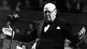 ... about breasts, nothing was out of bounds for Sir Winston Churchill