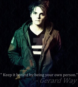 Gerard Way, keep it honest by 333Miami333