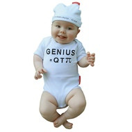 Genius = QTPi and Thinking Cap 2 piece romper and hat baby gift set on ...
