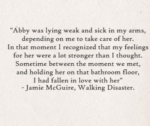 Walking Disaster by Jamie McGuire Abby and Travis