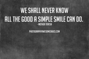 simple smile