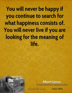 Albert Camus Life Quotes