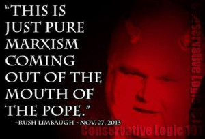 Another delusional Rush Limbaugh quote.