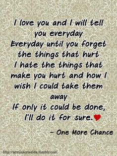 one more chance quotes tumblr | One more chance quote. :) Si Maja ...