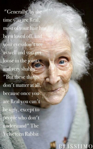 The Velveteen Rabbit. My all time favorite passage from any book.