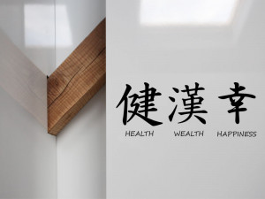 Health, Wealth & Happiness – Kanji Characters