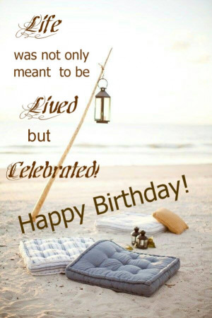 Happy Birthday, Beach, Ocean, Husband, Wife, Couple, Lovers ...