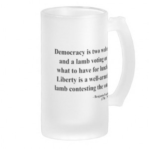 Ben Franklin Quote 2a Mugs