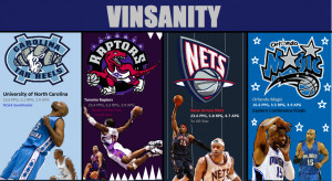 Have is saying Vince Carter on it, and 